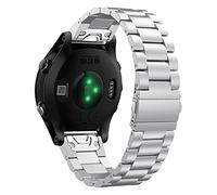 AISPORTS Compatibile con Garmin Fenix 7/6/6 Pro/5/5 Plus Cinturino in Acciaio Inossidabile, 22mm Cinturino per Orologio Cinturino Cinturino Cinturino di Ricambio per Garmin Epix 2/D2 Delta/D2 Mach 1
