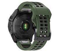 AISPORTS Compatibile con Garmin Instinct 2 Cinturino Silicone,22mm Quick Fit Cinturino per Orologio Traspirante Cinturino di Ricambio per Garmin Fenix 7/6/6 Pro/5/5 Plus/Epix Gen 2/Forerunner 935/945