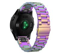 AISPORTS Compatibile con Garmin Quatix 7/6/5 Cinturino in Acciaio Inossidabile, 22mm Quick Fit Cinturino per Orologio Cinturino in Metallo Cinturino di Ricambio per Garmin Approach S62/S60/Descent G1