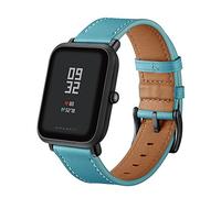 AISPORTS Compatibile con Garmin Venu 2 Plus/Venu/Venu Sq 2/Venu Sq Cinturino in Pelle, Cinturino di Ricambio in Pelle Morbida e Traspirante da 20mm per Garmin Vivomove 3/HR/Luxe/Sport/Style/Trend