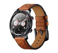 AISPORTS Compatibile per Huawei Watch GT3/GT2 46mm Cinturino Pelle, 22mm Morbido e Traspirante Cinturino Cinturino in Metallo Cinturino di Ricambio per Huawei Watch 3/3 PRO/GT2 PRO/GT 2e/GT Runner/GT