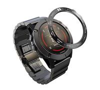 AISPORTS Stile Della Lunetta Compatibile con Garmin Fenix 5X/Fenix 5X Plus Copertura Adesiva Dell'anello Lunetta, Protezione Antigraffio Ghiera con Quadrante Custodia Protettiva per Fenix 5X/5X Plus