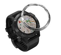 AISPORTS Stile Della Lunetta Compatibile con Garmin Fenix 6/Fenix 6 Pro Plus Copertura Adesiva Dell'anello Lunetta, Protezione Antigraffio Ghiera con Quadrante Custodia Protettiva per Fenix 6/6 Pro