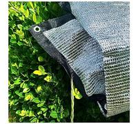 85% Tendalini Camper in Alluminio Rete Ombreggiante Argento Rete Oscurante Auto Tende da Sole Parasole Terrazzo Rete di Protezione Solare per Campeggio Gazebo Spiaggia Tetto Riparo(Size:1x4M)