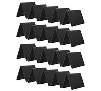 AITEE - Confezione da 20 mini lavagne in acrilico, colore nero, da tavolo, piccole lavagne da tenda, per matrimoni, feste di compleanno, messaggi, buffet, panetteria e vendita al dettaglio