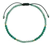 AITEKODVG Agata verde/Aventurina Cavigliere in rilievo Summer Beach Foote Cristalli di gioielli e gemme braccialetti alla caviglia Reiki per donne Buona fortuna ricchezza