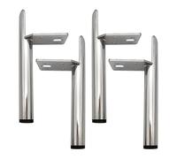 AITEKODVG Gambe di mobili in metallo 4 pcs divame di divano tavolo da scrivania gambe armadio 13 cm/15 cm/18 cm/20 cm Opzioni multi -colore includono viti e piedi protettivi