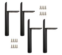 AITEKODVG Gambe di mobili in Metallo Set di 4 Gambe per mobili per mobili per mobili da Logge per mobili da Te per divani tavolino per mobili Fai -da -Te per divani tavolini robusti ed Eleganti f
