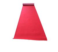 Aitex Rotolo Tappeto Metri 1 x 30 Rosso Natale passatoia Natalizia Rossa Moquette agugliato