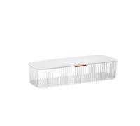 AITIME Organizer per lenti a contatto cosmetiche e contatti usa e getta quotidiani, scatola di plastica trasparente per lenti quotidiane di tutte le marche (bianco)