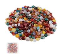 Aitsite Set di pietre preziose da 300 g, per bambini, caccia al tesoro, multicolore, 7 - 9 mm, per acquari e vasi di fiori, decorazione per la casa, fai da te, pietre naturali