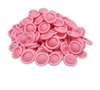 Aituo 500 pezzi Medical-Servizio in lattice usa e getta Finger Cots di sicurezza per le dita Guanti industriali, Rosa, 500