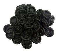 Aituo Clicca sull'immagine per la visualizzazione estesa 500 pezzi Medical-Servizio in lattice usa e getta Finger Cots di sicurezza per le dita Guanti industriali, nero, 500