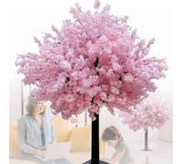 AityBuy Decorazione di Fiori di Ciliegio, Grandi Alberi di Ciliegio Artificiali Piangenti, Albero di Simulazione Fatto a Mano, per Casa, Matrimonio 1.5×1.5m