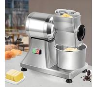 AityBuy Grattugia per Formaggio in Acciaio Inox, Grattugia Elettrica Rotante da 550 W, Trita Crusca di Pane, Produzione Oraria di 40 Kg/88,18 Libbre