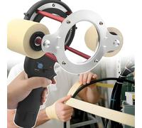 AityBuy Macchina avvolgitrice per Nastro per Aria condizionata, avvolgitrice per Nastro Elettrico, velocità 70-380r/min, Strumento per avvolgicavo per Tubi da 7 cm