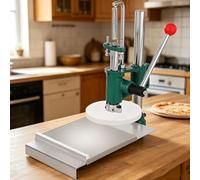 AityBuy Macchina per Torte di Pane, Pressa per Pasta, Pressa per Pizza, Sfogliatrice Commerciale, Pressa per Crosta di Pizza, Macchina per Pasta Manuale 16Model-14cm