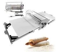 AityBuy Sfogliatrice Pieghevole da 22,4", Stendipasta Elettrico, in Acciaio Inox, con Spessore Regolabile da 2 a 30 Mm, per Uso Domestico E Commerciale