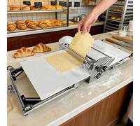 AityBuy Sfogliatrice Professionale, da Banco, Multifunzione Pieghevole per Pizza E Croissant, Perfetta per La Preparazione di Impasti E Pasticceria