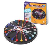 AIUAZA Giochi da tavolo strategici, corda di allentamento giochi, corda torsione puzzle giochi, Brainy nodo corda districare gioco, giocattolo da festa per adulti, bambini autismo decompressione