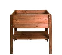 Aiuola Alta Legno Serra Fredda 80,5x78,5x40cm Giardino Crescita Piante Verdure