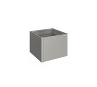 Aiuola Rialzata 1 x 1 m in Metallo Biohort Argento Metal