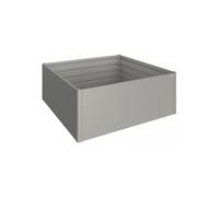 Aiuola Rialzata 2 x 2 m in Metallo Biohort Grigio Scuro Metal