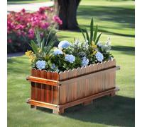 Aiuola rialzata all'aperto, fioriera Fuori Terra Scatola da Giardino Extra Large per Verdure, Fiori, Erbe aromatiche, Cassetta di piantagione per Patio Deck Balcone