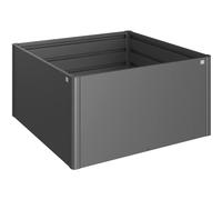 Aiuola Rialzata 1.5 x 1.5 m in Metallo Biohort Grigio Scuro Metal