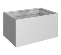 Aiuola Rialzata 1.5 x 1 m in Metallo Biohort Argento Metal