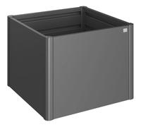 Aiuola rialzata Biohort 1x1 m Grigio scuro metallizzato