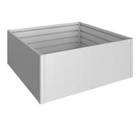 Aiuola rialzata Biohort 2x2 m Argento metallizzato Argento-metallizzato