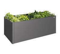 Aiuola rialzata Biohort Biohort 2x1 m Grigio scuro metallizzato