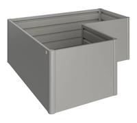 Aiuola rialzata Biohort Biohort L Grigio quarzo metallizzato