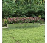 Aiuola Rialzata da Giardino, Fioriera Profonda e Ampia con Ripiano Portaoggetti, Resistente Alle Intemperie per Uso Esterno, Buon Drenaggio, Adatta a Varie Piante (320 x 40 x 45 cm)