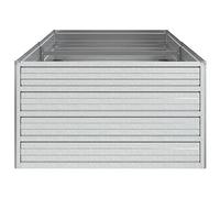 Aiuola Rialzata da Giardino, Fioriera Profonda e Ampia con Ripiano Portaoggetti, Resistente Alle Intemperie per Uso Esterno, Buon Drenaggio, Adatta a Varie Piante (160×80×45 cm)