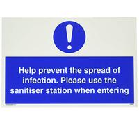 Aiuta a prevenire la diffusione delle infezioni. Si prega di utilizzare la stazione disinfettante quando si entra