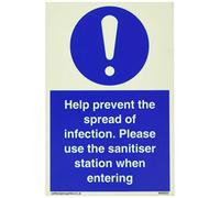 Aiuta a prevenire la diffusione delle infezioni. Si prega di utilizzare la stazione disinfettante quando si entra
