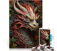 Aiuta il cervello ad allenare i giocattoli che creano dipendenza per coltivare la pazienza Arte dei draghi puzzle 2000 pezzi per adulti 70x100cm Regali di compleanno