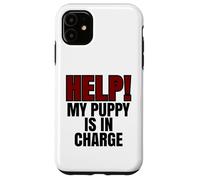Aiuta il mio cucciolo è in carica divertente proprietario del cane Custodia per iPhone 11