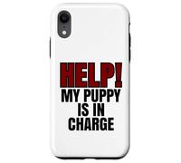 Aiuta il mio cucciolo è in carica divertente proprietario del cane Custodia per iPhone XR