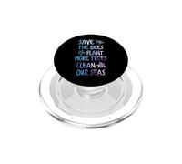 Aiuta più api a piantare più alberi a pulire i nostri mari terra PopSockets PopGrip per MagSafe