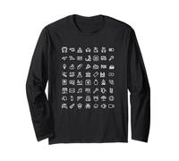 Aiuta Segni Simboli Mostrare in Tutto Il Mondo Parlando Senza Parole Maglia a Manica