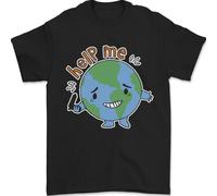 Aiutami A Cambiare Il Clima T-Shirt Uomo 100% Cotone