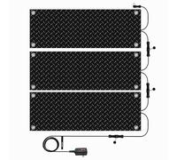 AIUTG Tappetino riscaldato for sciogliere la Neve all'aperto, Tappetino riscaldato Antiscivolo for passerelle con Cavo di Alimentazione Lungo 9,84 Piedi(10 inch x 30 inch (3Pcs))