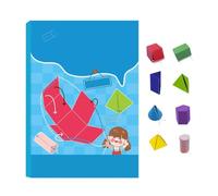 Aiuti Didattici Geometria | Libro Apprendimento 3D con Cordino Estraibile - Gioco Educativo Per Ragionamento Spaziale Bambini