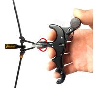 Aiuti for il rilascio dell'arco, grilletto for il rilascio dell'arco con il pollice, aiuto for il rilascio dell'arco con 4 dita, ausilio for il rilascio dell'arco con rotazione di 360° in lega di allu