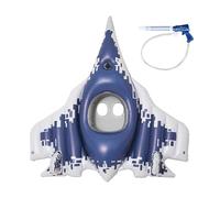 Aiuti per il nuoto per bambini - Anello da nuoto a forma di aereo in PVC - Gonfiabile per bambini, per piscina, lago, giardino, fiume, vasca da bagno