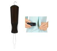 Aiuto a bottoni per anziani, con chiusura lampo, aiuto per indossare camicie disabili e anziani (nero)