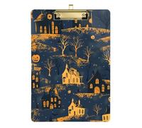 Aiuto amichevole! House Haunted Hallowen appunti pt trasparente per camion da calcio Driver Dimensioni 9 x 12,5 Tablas para escribir